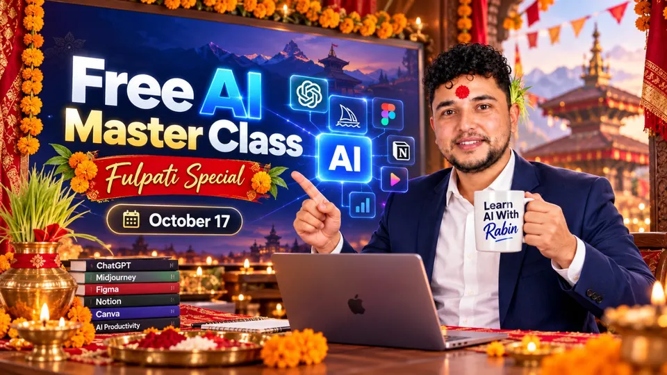Free AI Master Class – October 17 [फूलपाती विशेष]