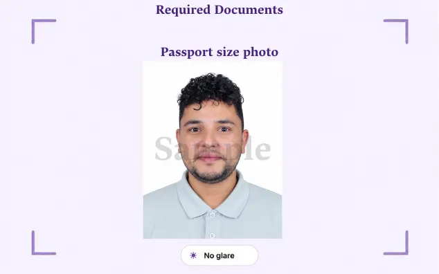 Sample: Passport Size Photo